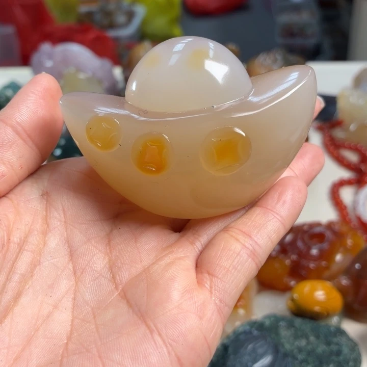 玛瑙/玉髓未镶嵌吊坠(不含链)