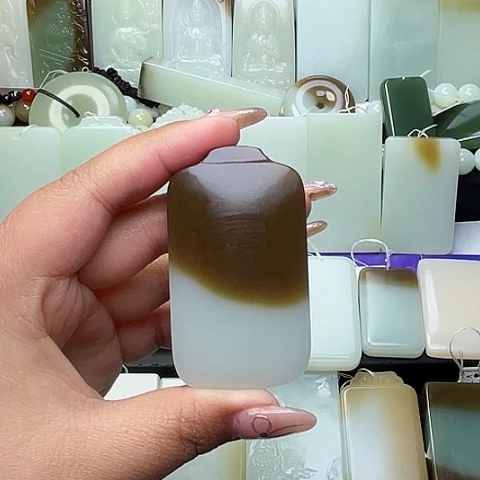 颈饰未镶嵌和田玉✨*