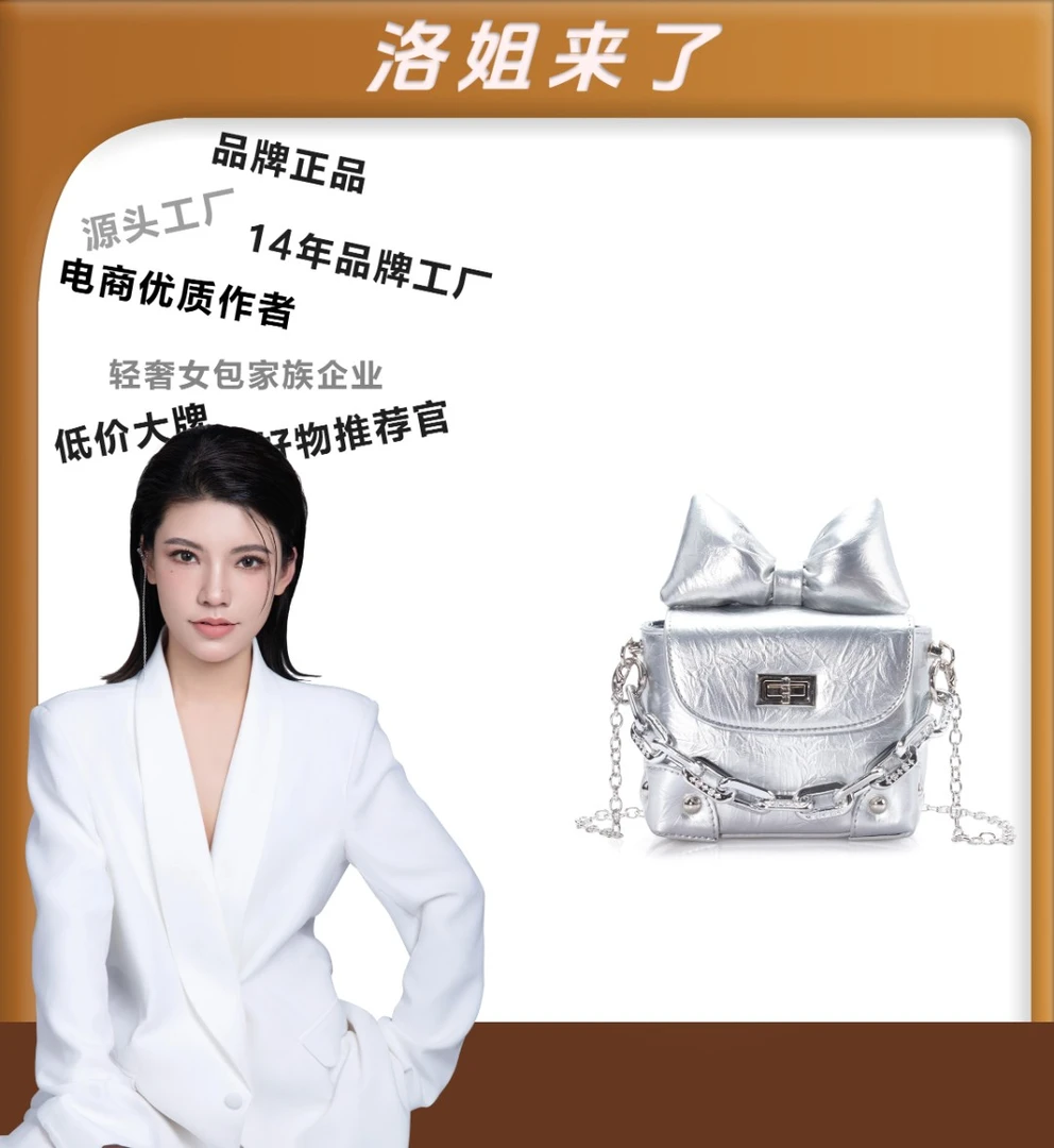 （粉丝专享）新款包包简约女士休闲手提斜跨包LL500