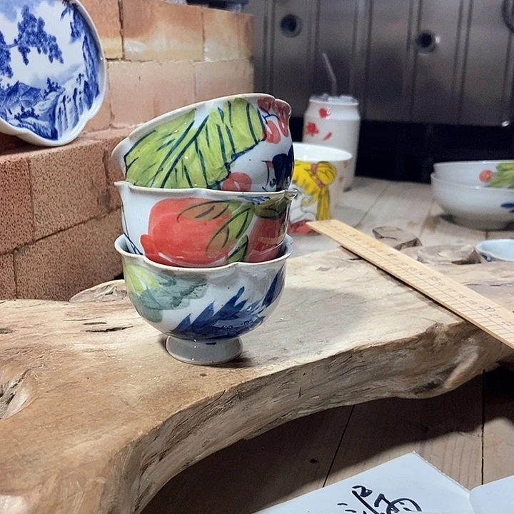 景德镇釉下彩高温微瑕