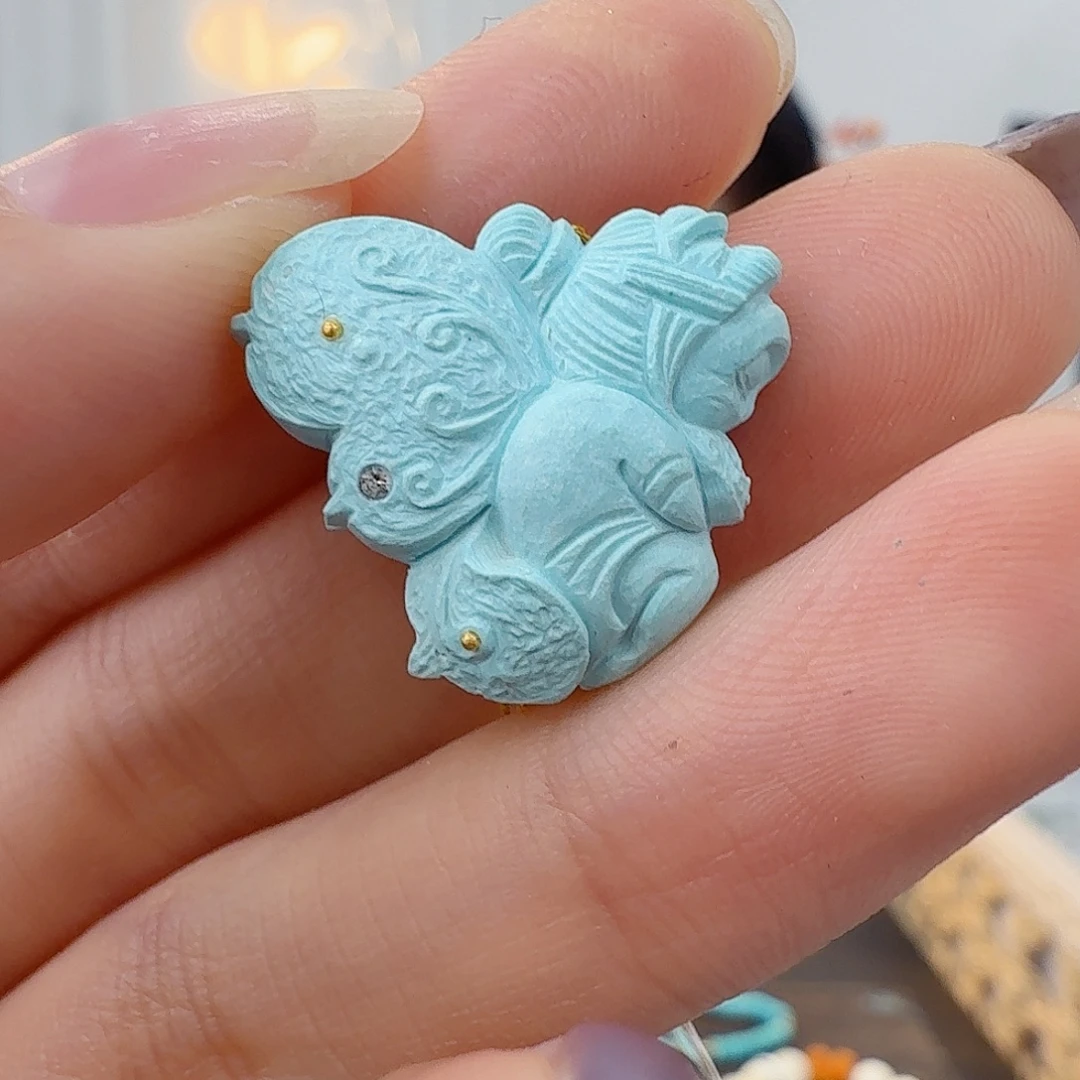 绿松石未镶嵌珠宝半成品