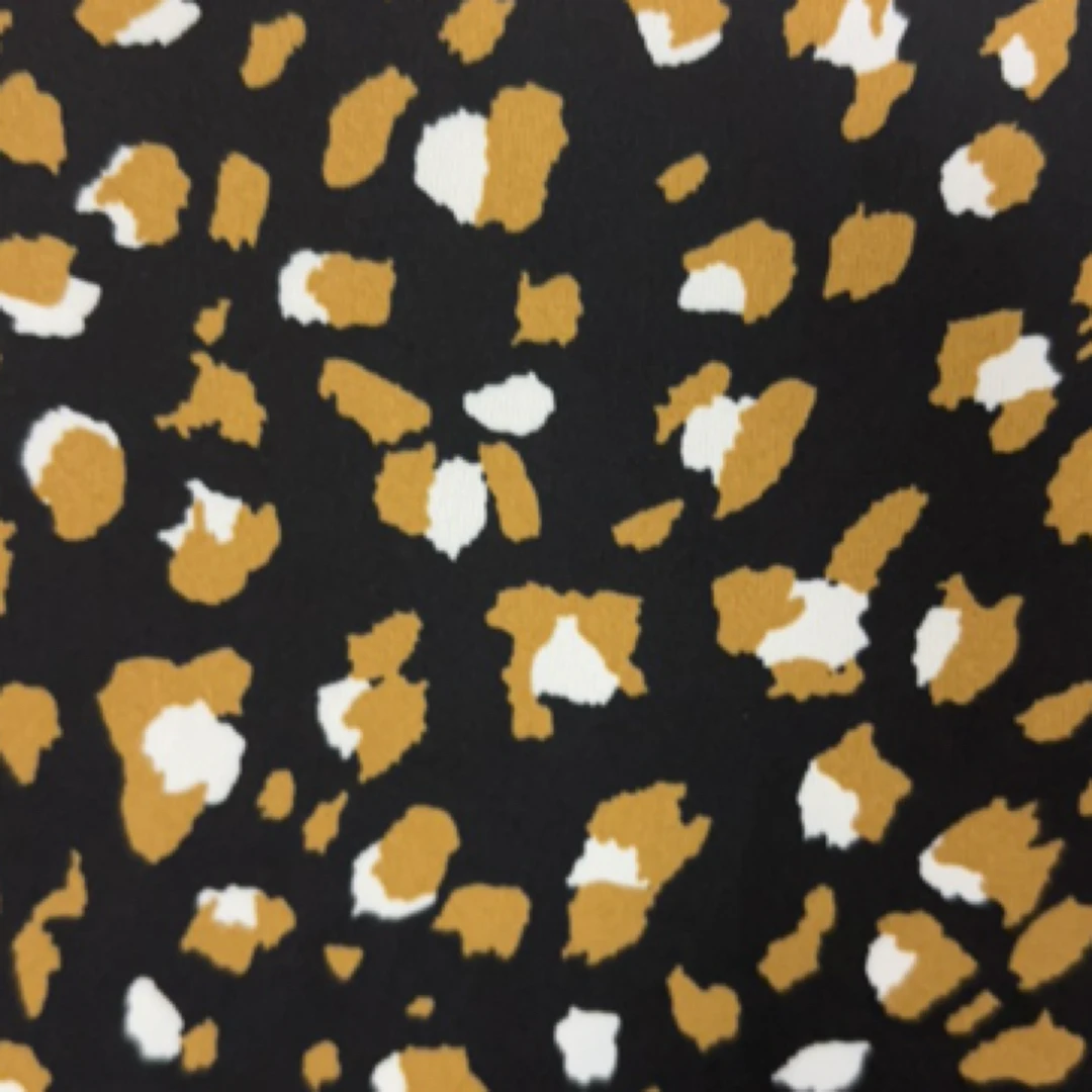 A新店开业新品弹力破卡豹纹时尚春夏款衣服面料