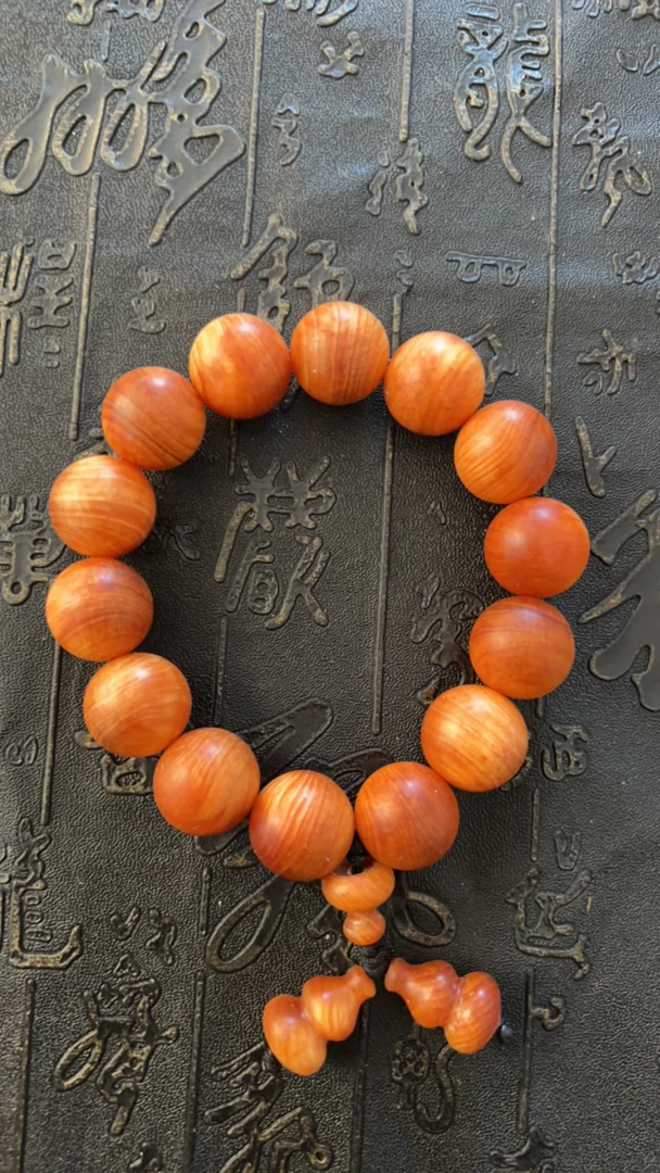 琥珀木手串1.6尺寸木雕木艺请勿看图拍