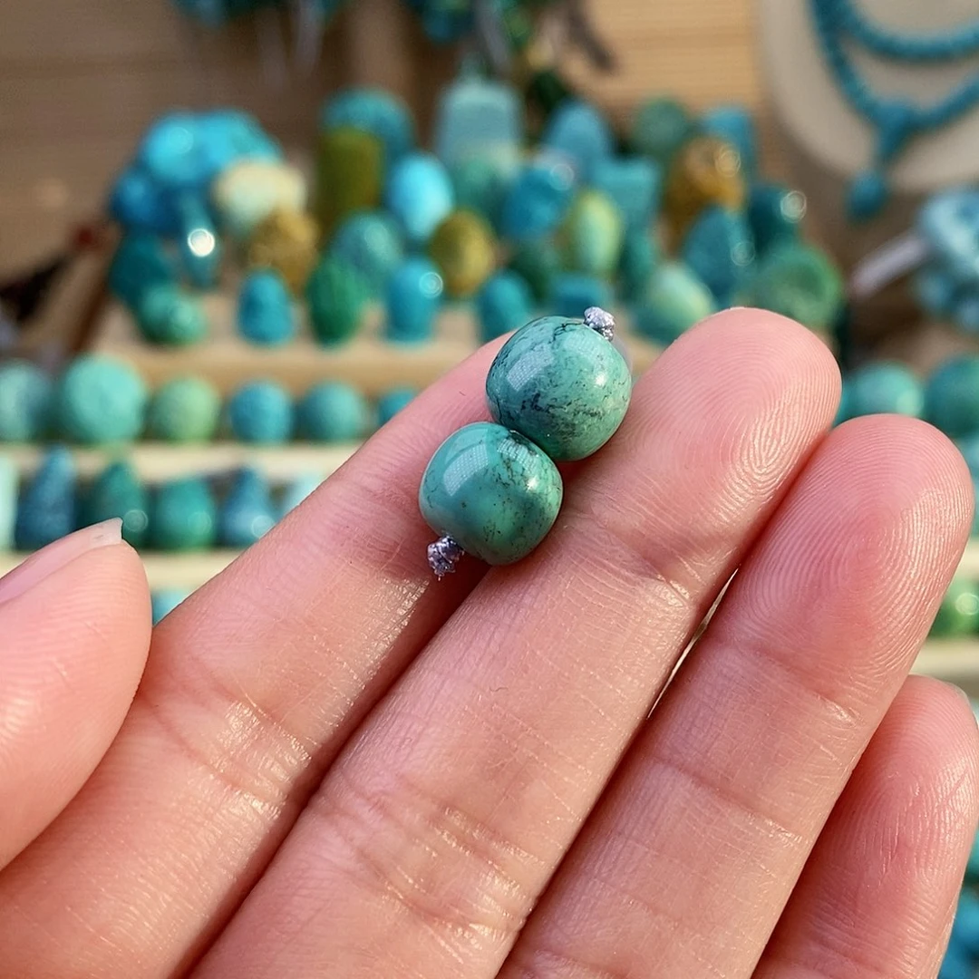 绿松石珠宝奇石未镶嵌