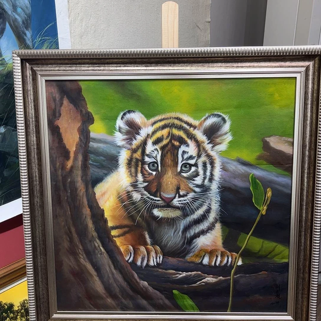 油画刘文桂油画作品