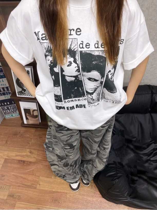 LELE-短袖青少年圆领厚款常规款T恤中性印花设计师