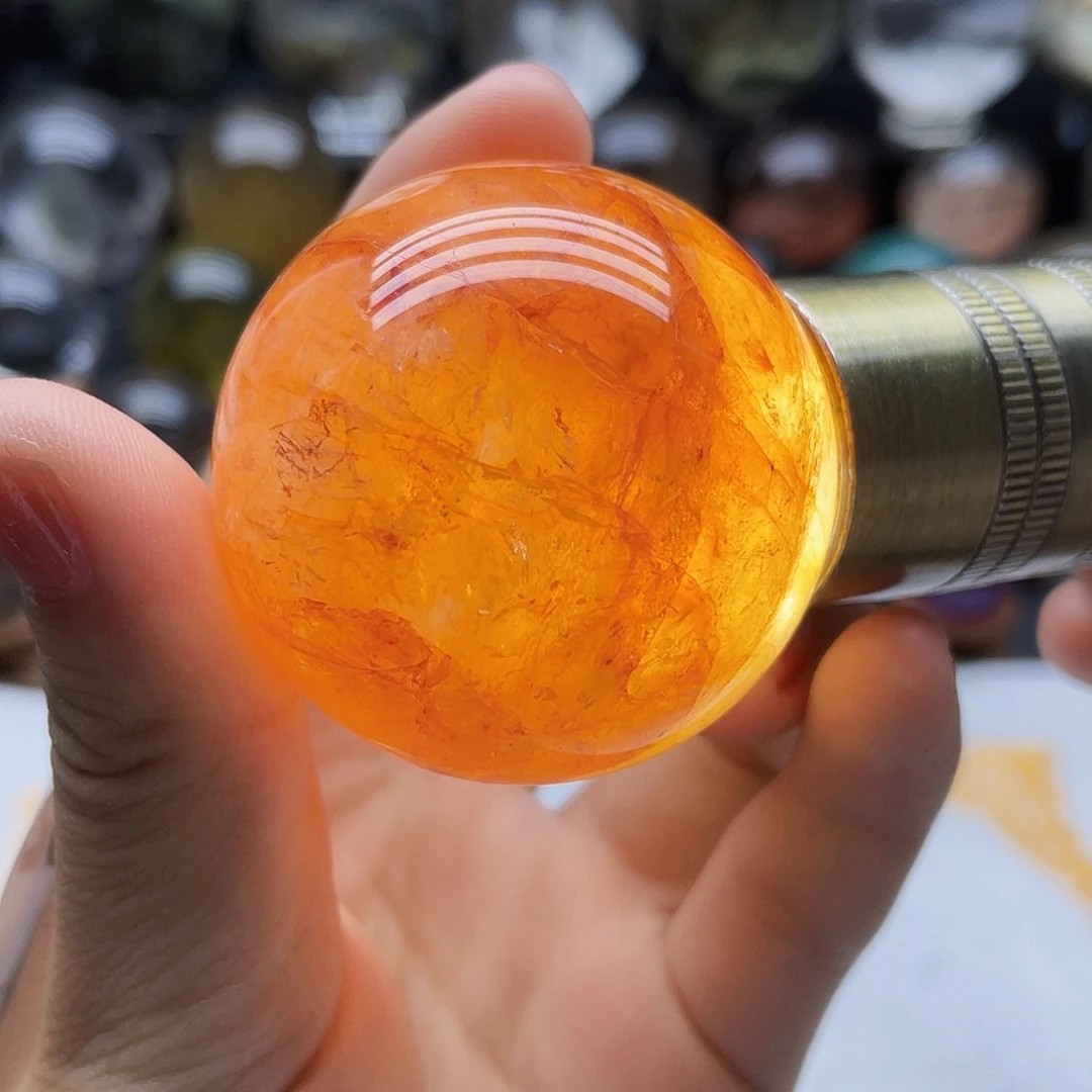 未镶嵌珠宝半成品水晶天然浇花44.3mm