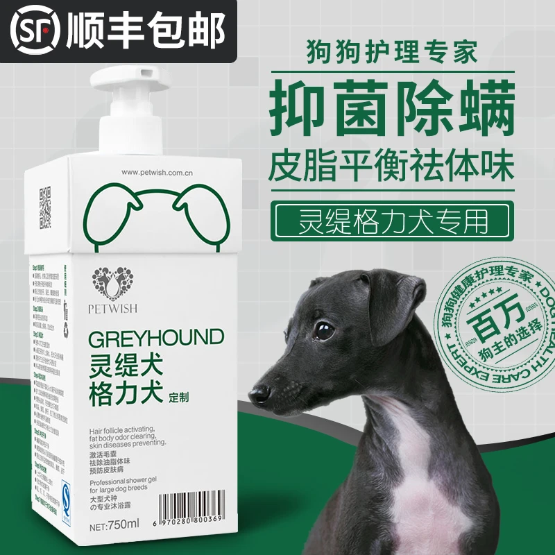 格力犬灵缇犬狗狗沐浴露专用抑菌除臭杀螨宠物洗澡浴液留香驱虫