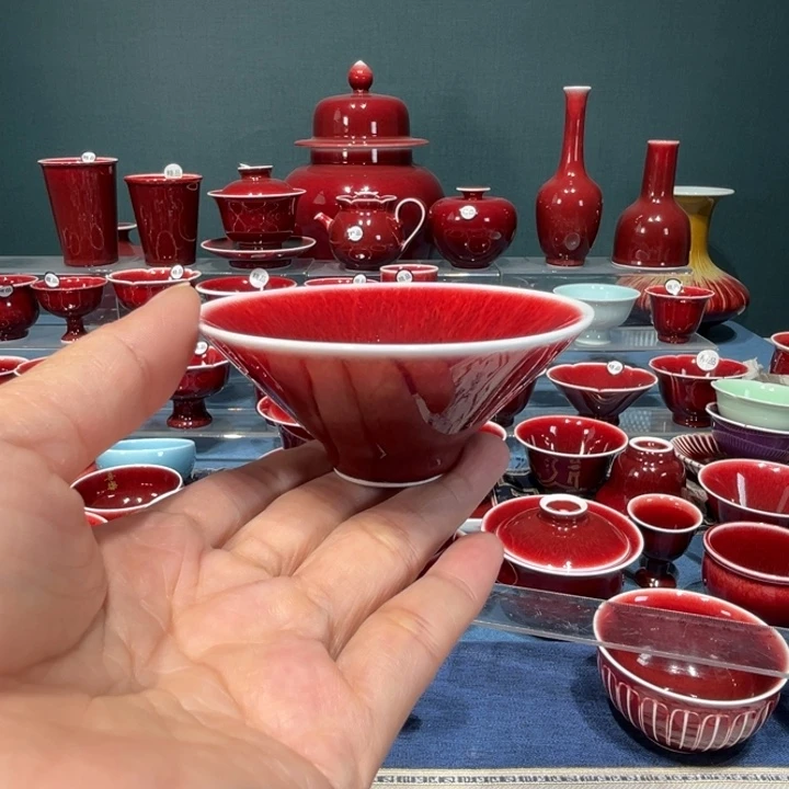 景德镇浅行窑小斗笠杯