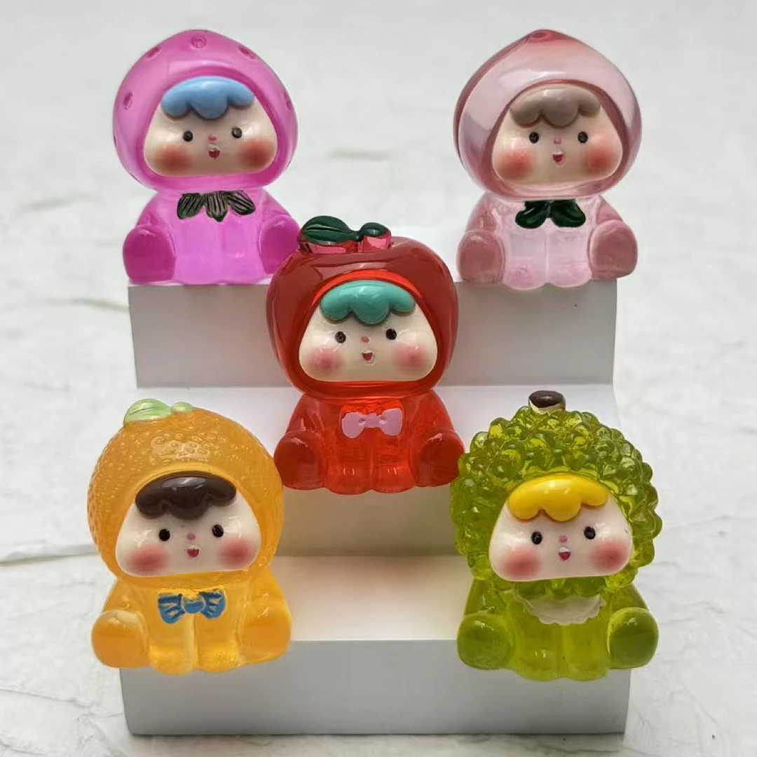 二代高透水果崽 桌面 汽车中控屏摆件