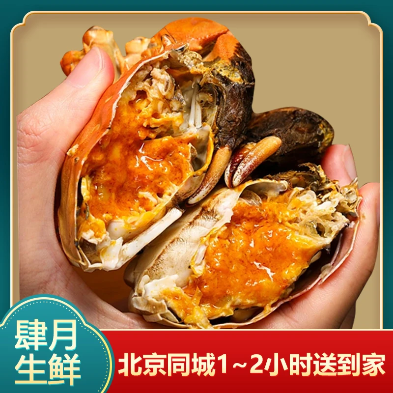 【一份20只公母各十只】【0.8~1两每只】鲜活大闸蟹