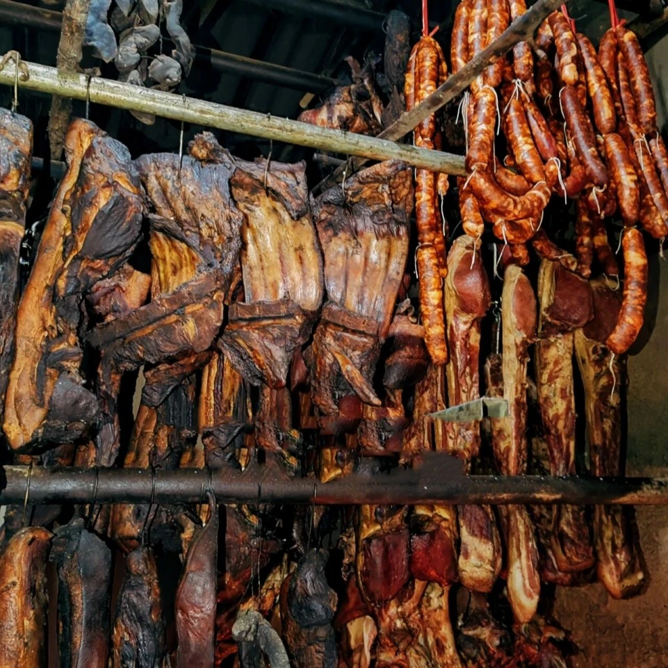 【现场承重计费】带皮精选腊肉 大凉山烟熏排骨五花