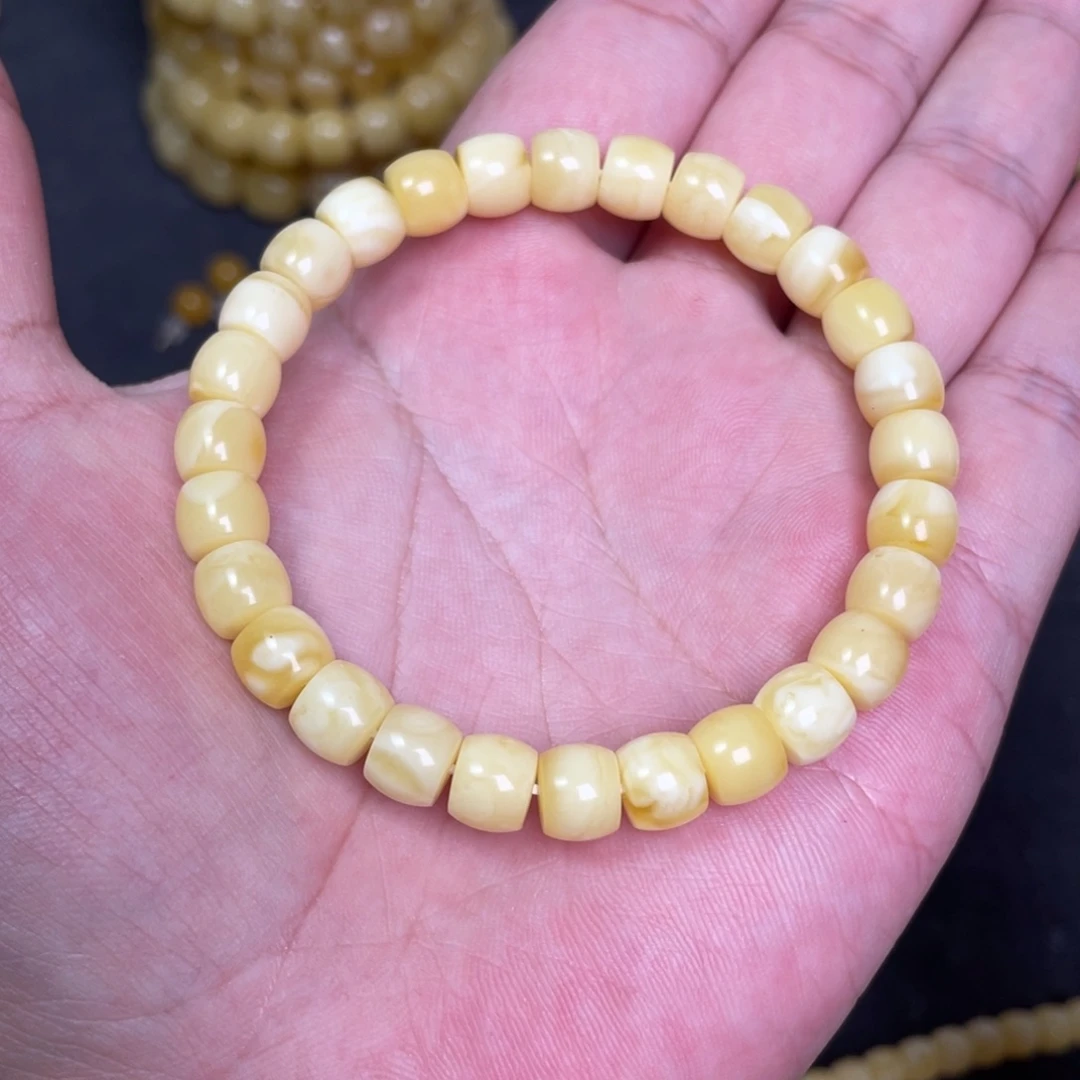 未镶嵌蜜蜡裸石蜜蜡手串8mm