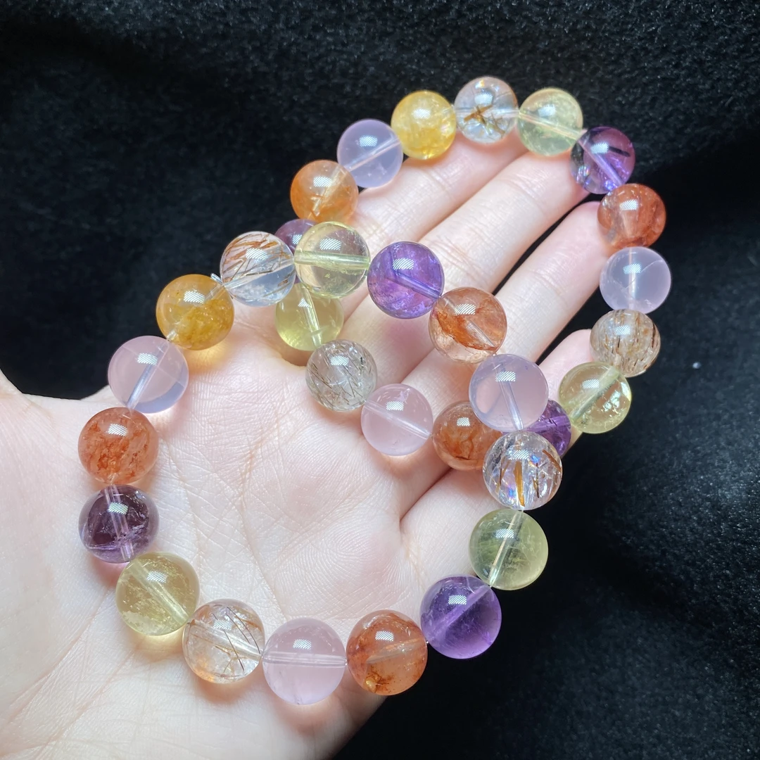 【小北珠宝】水晶DIY单圈手串约12mm【多样性发一件】30-WD02X27