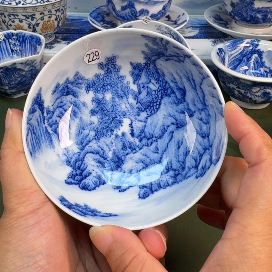 景德镇纯手绘茶具圆圆229