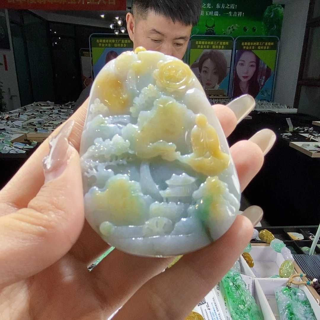 颈饰未镶嵌翡翠翡翠