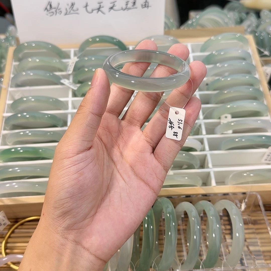 手镯玛瑙/玉髓未镶嵌圈口53.6