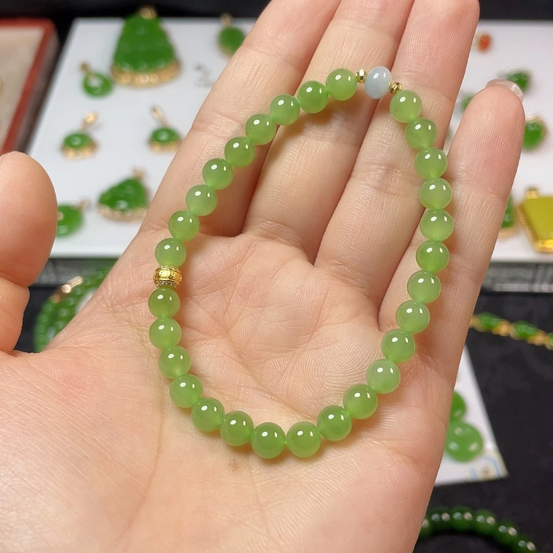 未镶嵌手串和田玉