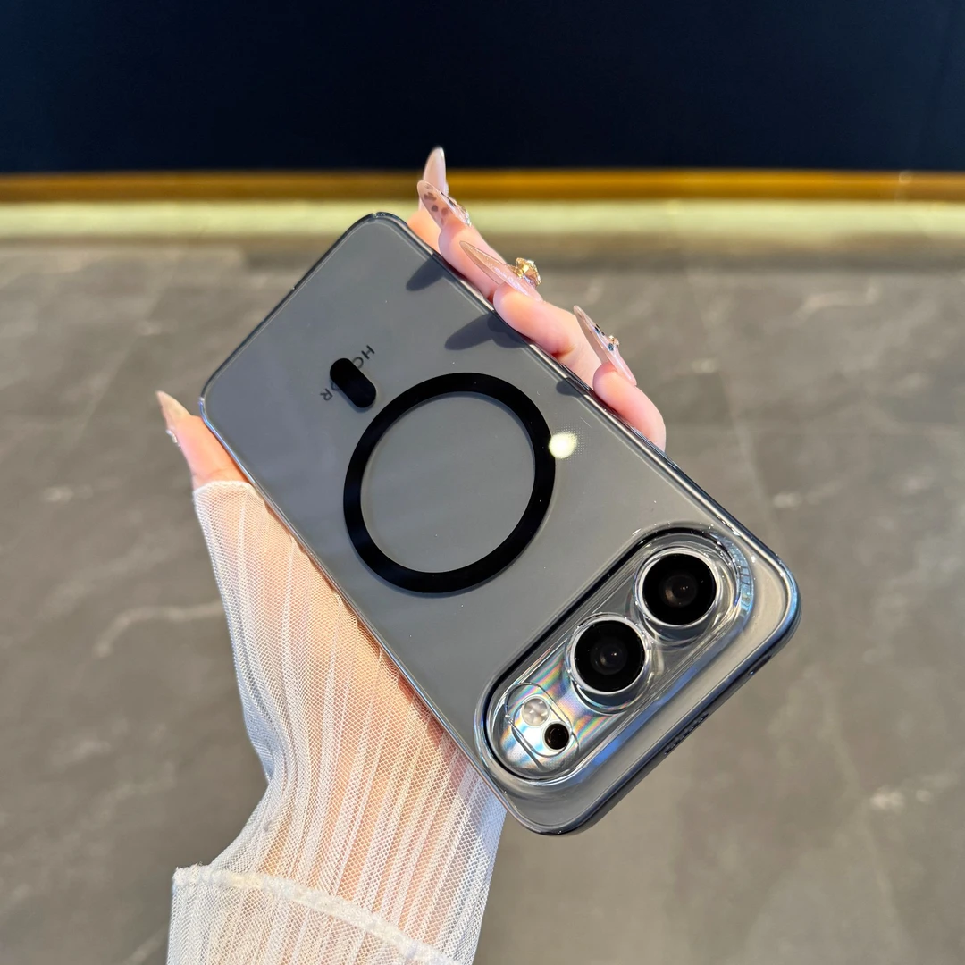 不发黄适用于荣耀500手机壳超薄透明无线磁吸500pro防摔400硬300