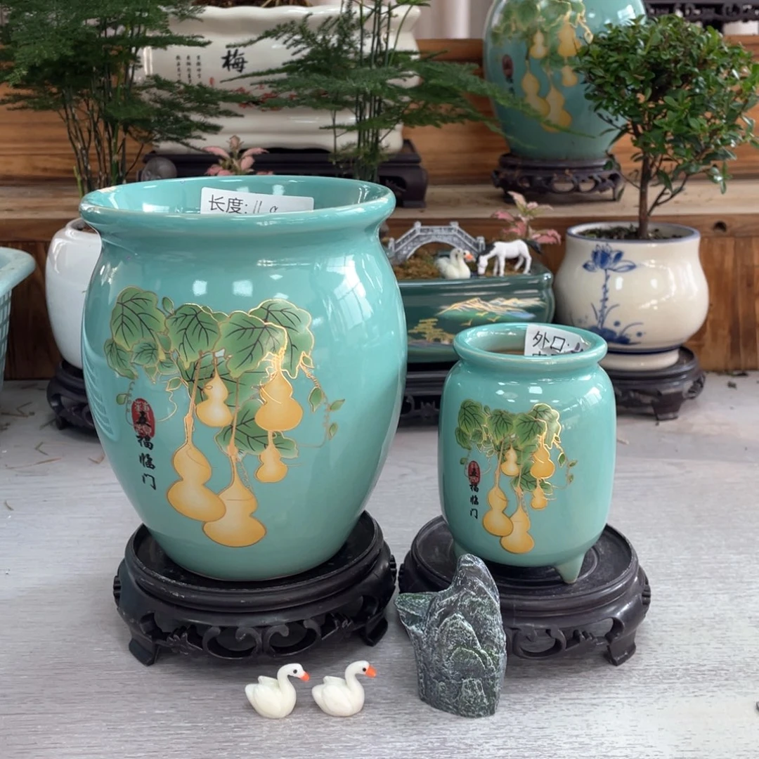 陶瓷花盆紫砂花盆艺术品