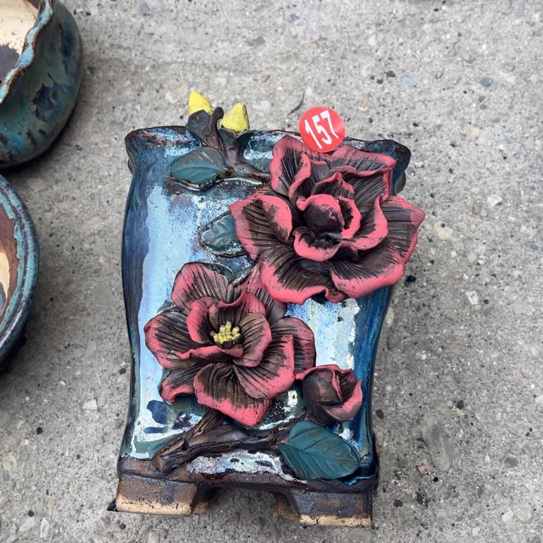 陶瓷微瑕157 号陶然花盆