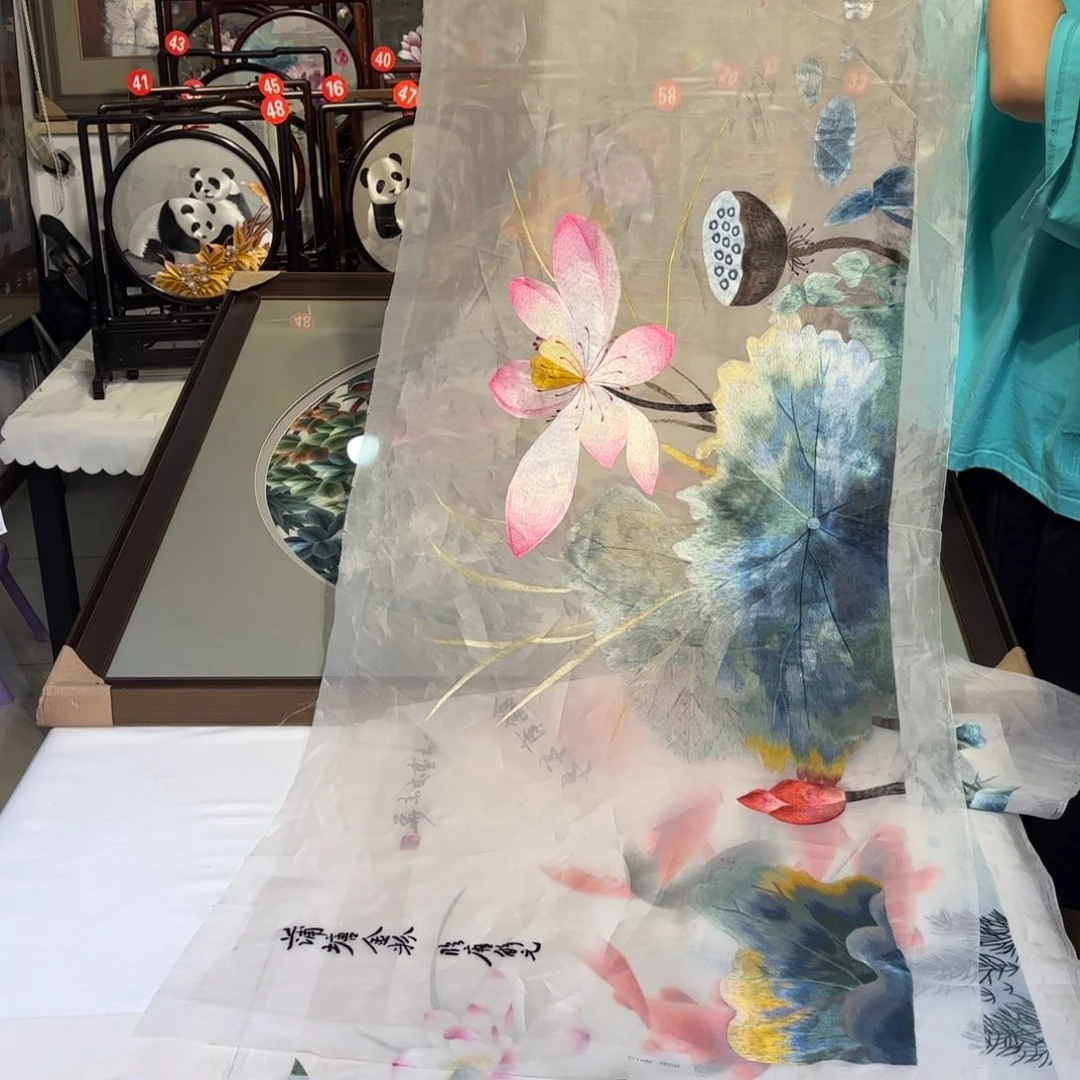 织绣纯手工编织工艺制作