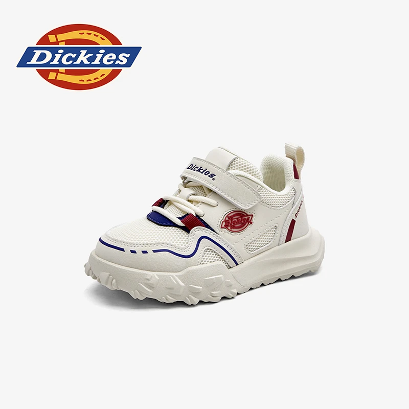 Dickies儿童2025秋冬新款软底休闲鞋男童女童网面透气防滑运动鞋