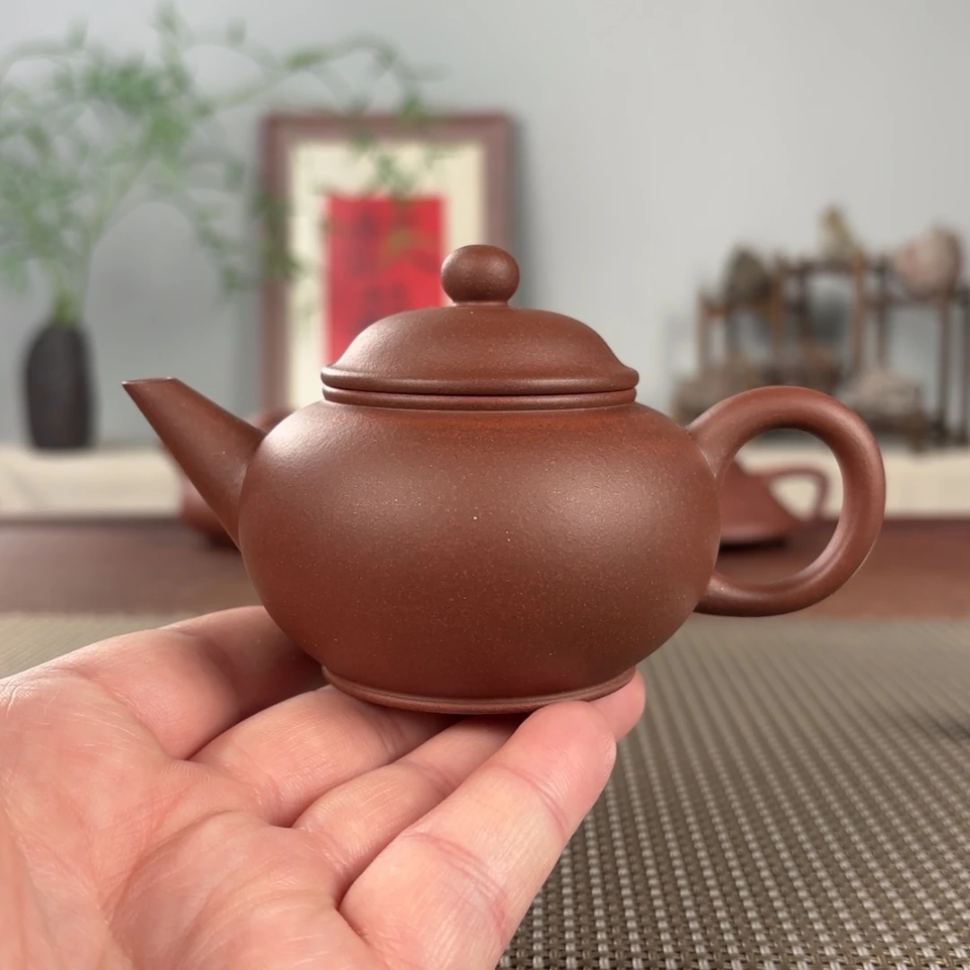 紫砂茶壶微瑕黄龙山原矿紫砂壶