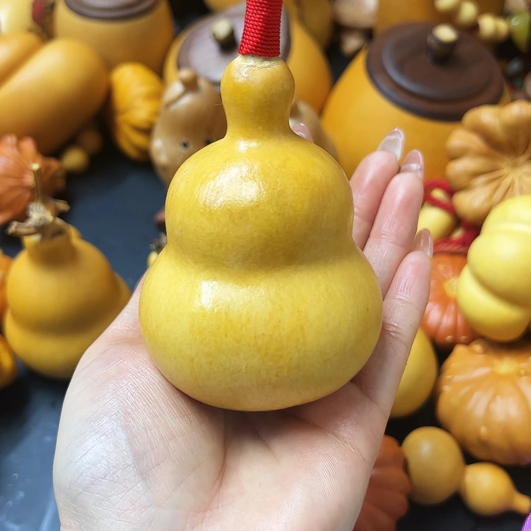 淼*儿微瑕色差胖墩葫芦摆件