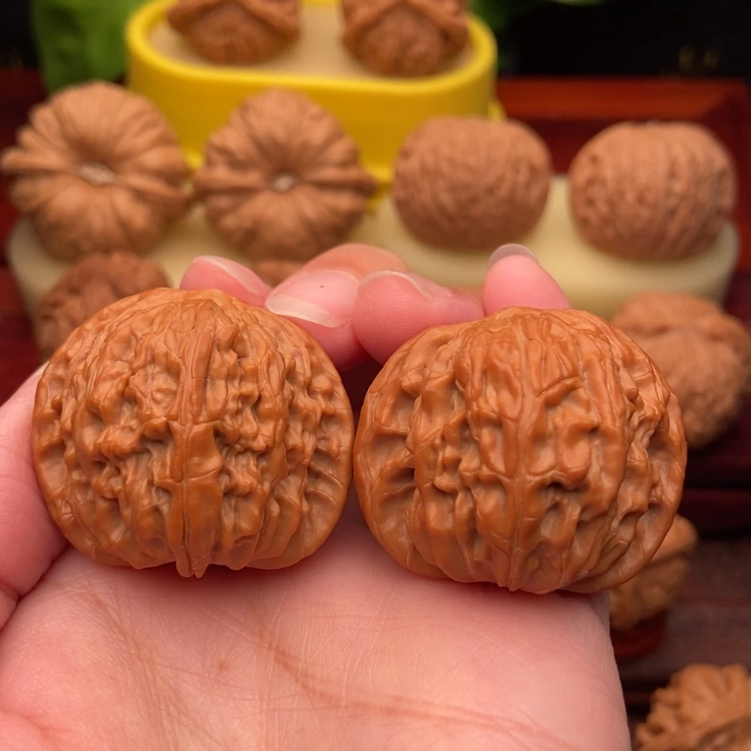 把件文玩核桃精品山地磨盘38