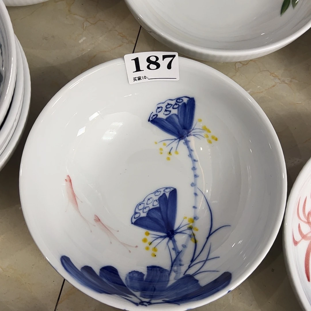 瓷片景德镇陶瓷手工手绘制作