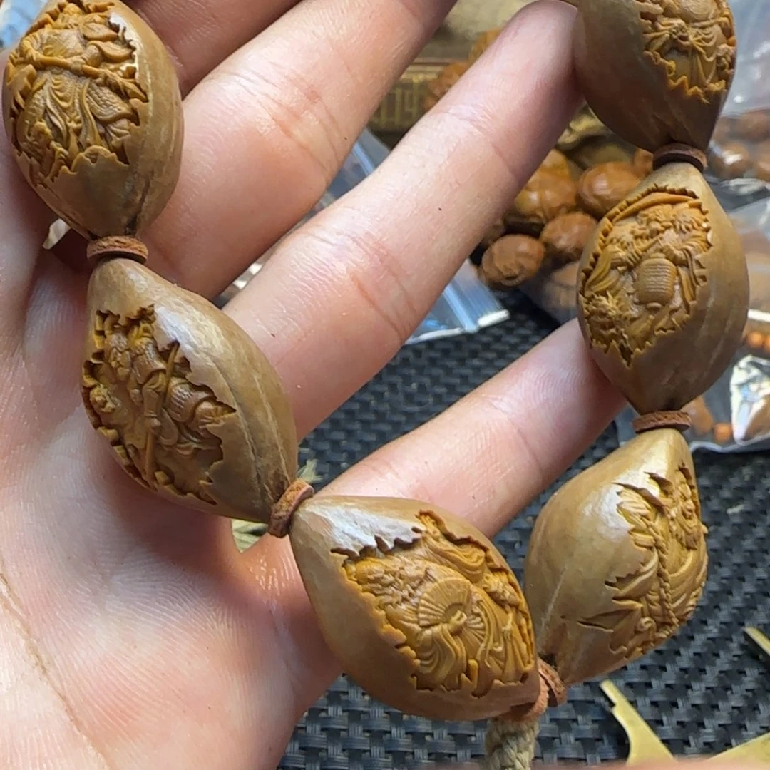手串/手链橄榄核浮雕钟馗