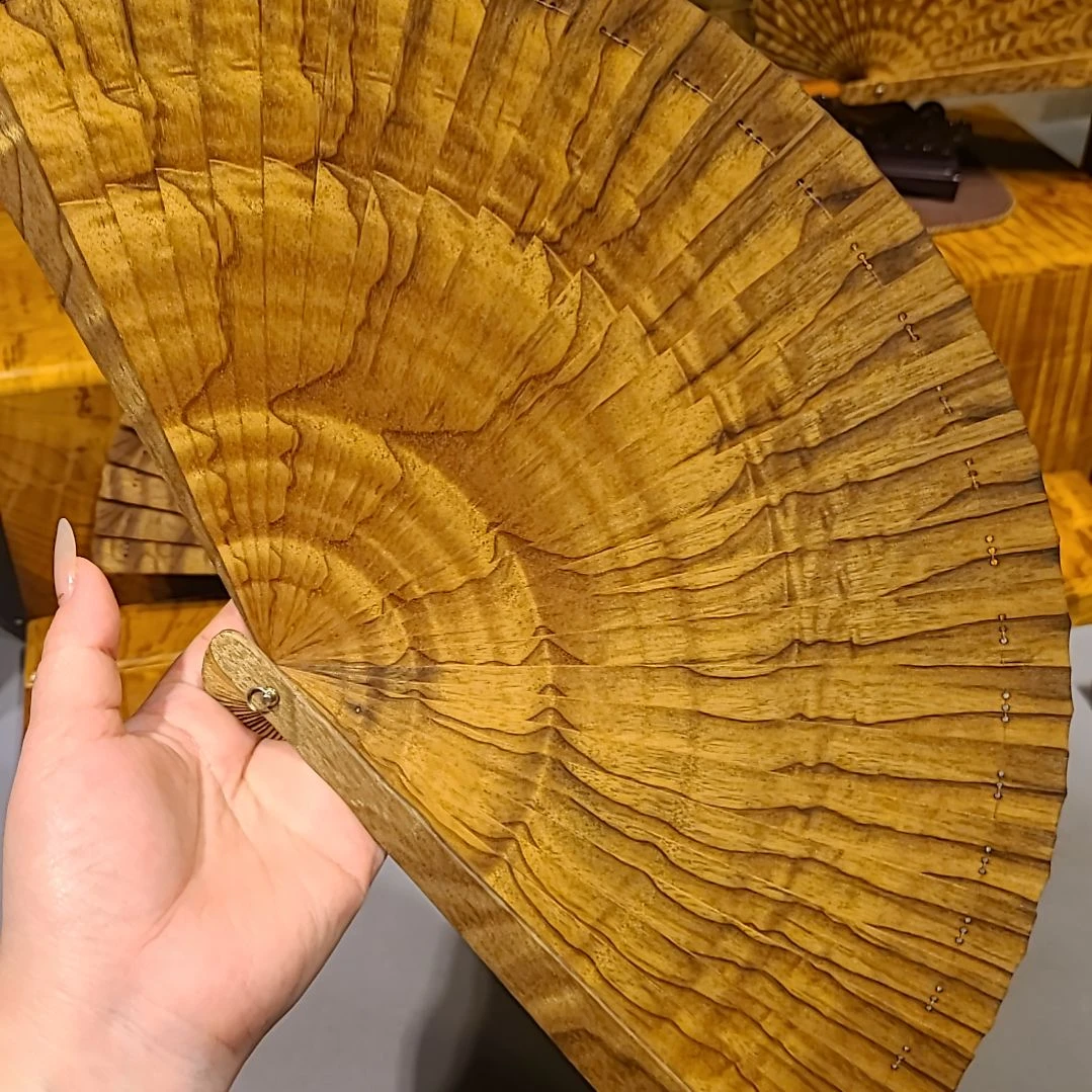 扇子21小叶桢楠金丝楠木