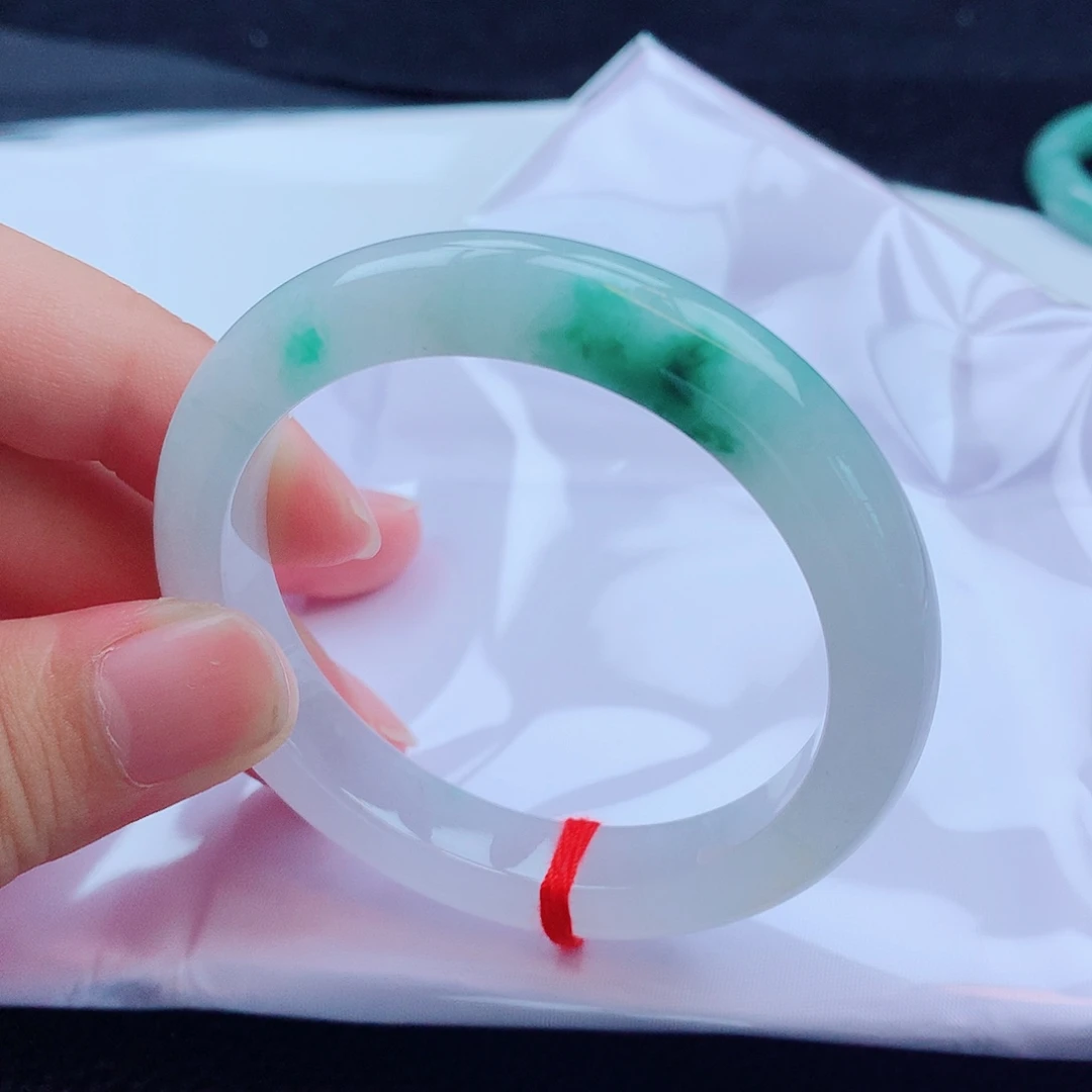 翡翠未镶嵌手镯天然缅甸翡翠A货手镯