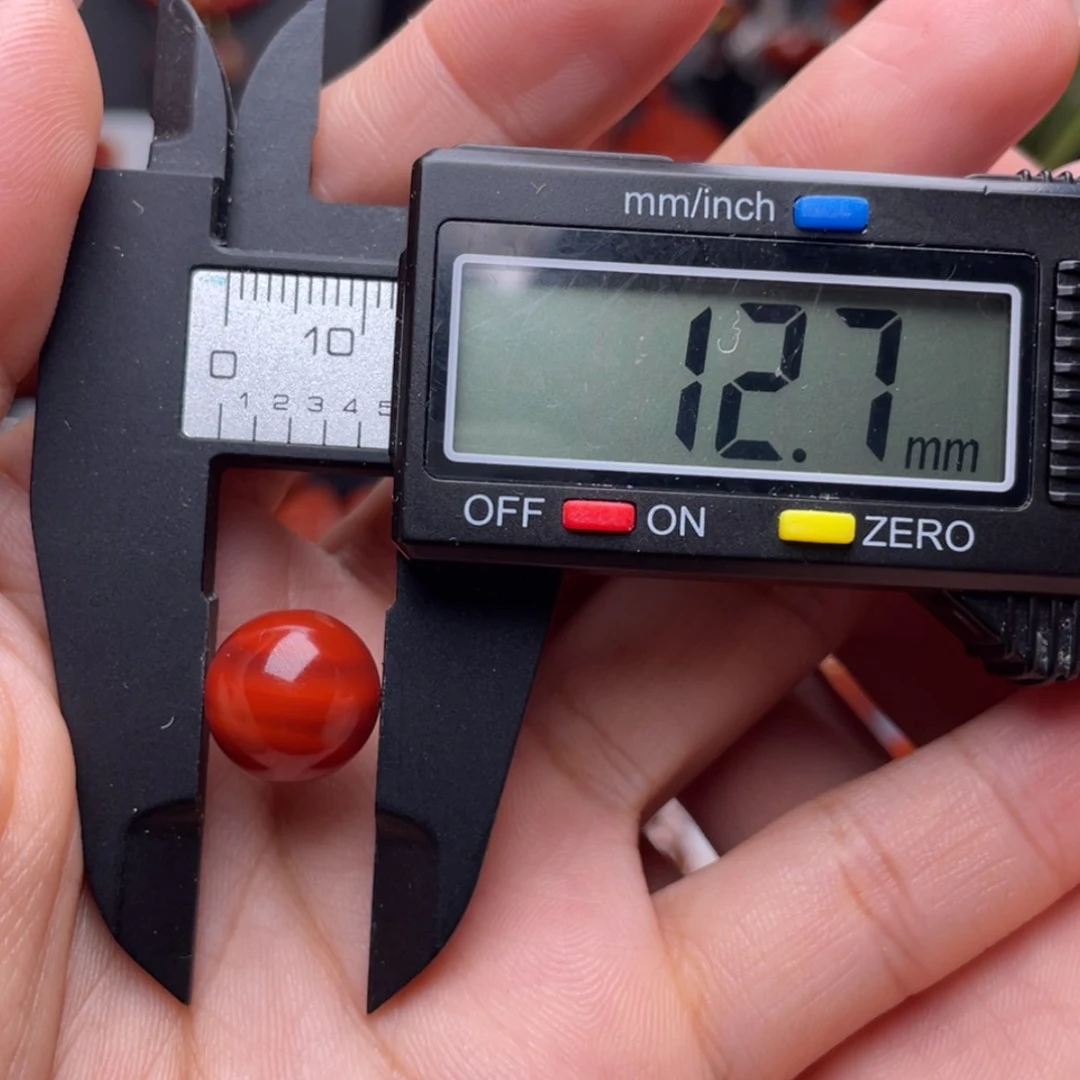 【闪购商品】南红玛瑙12.7圆珠未镶嵌爱**尔