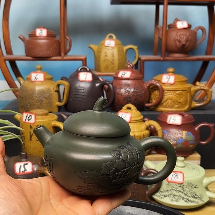 紫砂茶壶微瑕不带证书礼盒250cc