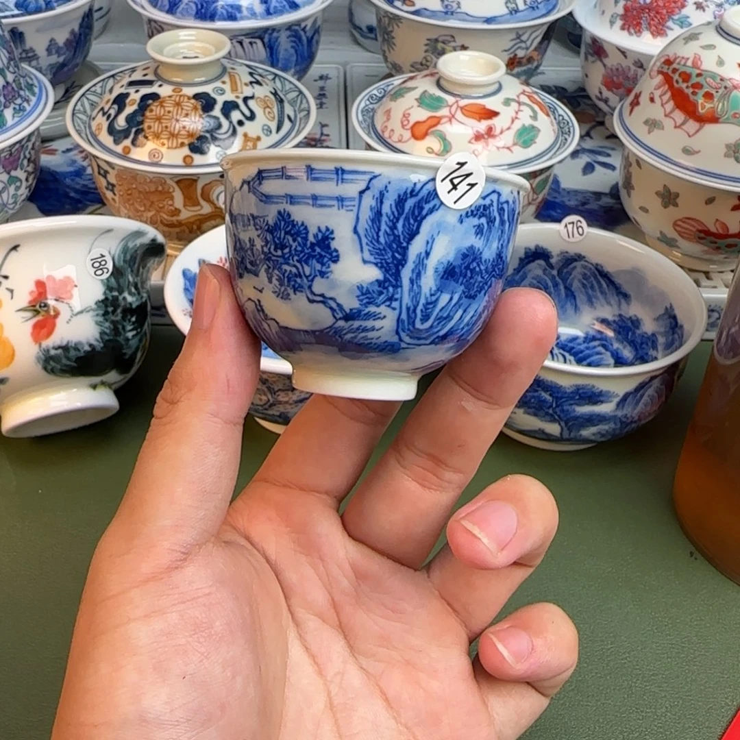 彦祖纯手工手绘茶具141