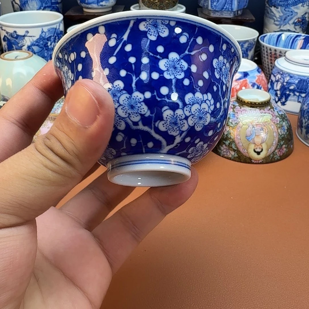 东***响杯子景德镇全手工手绘陶瓷