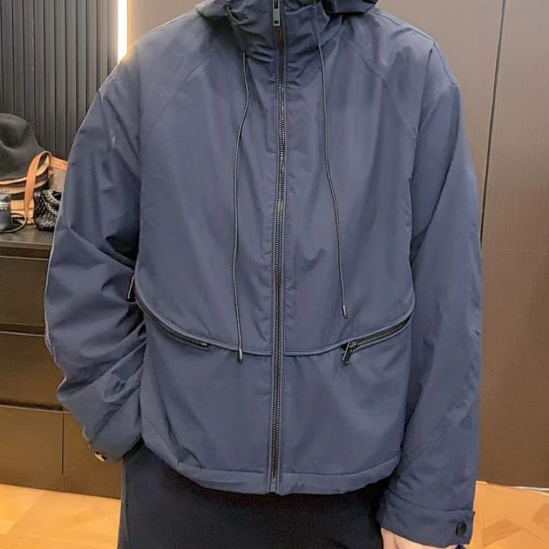 康家衣橱新款户外加绒拉链防风加绒外套9783