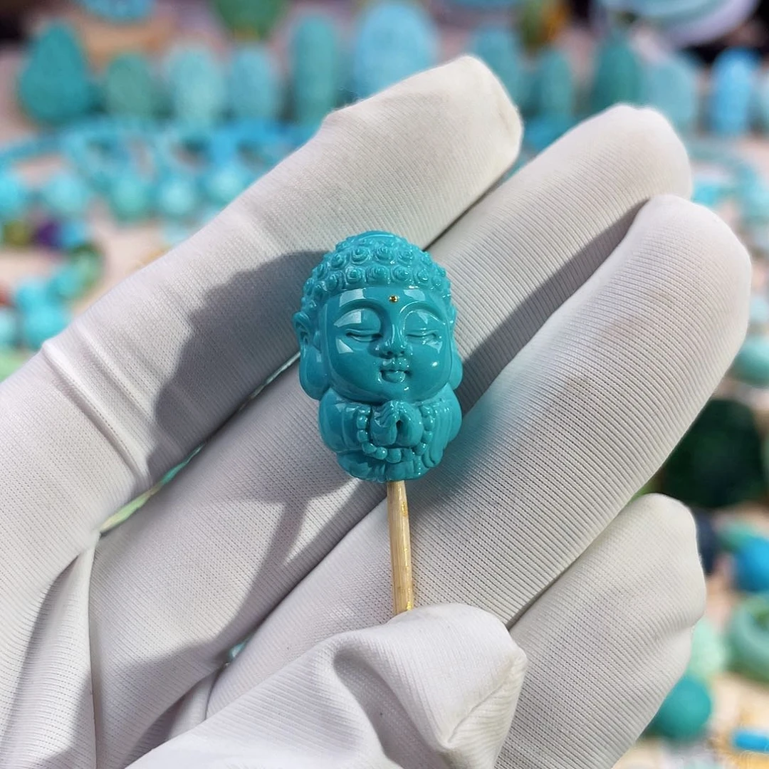 绿松石珠宝奇石未镶嵌