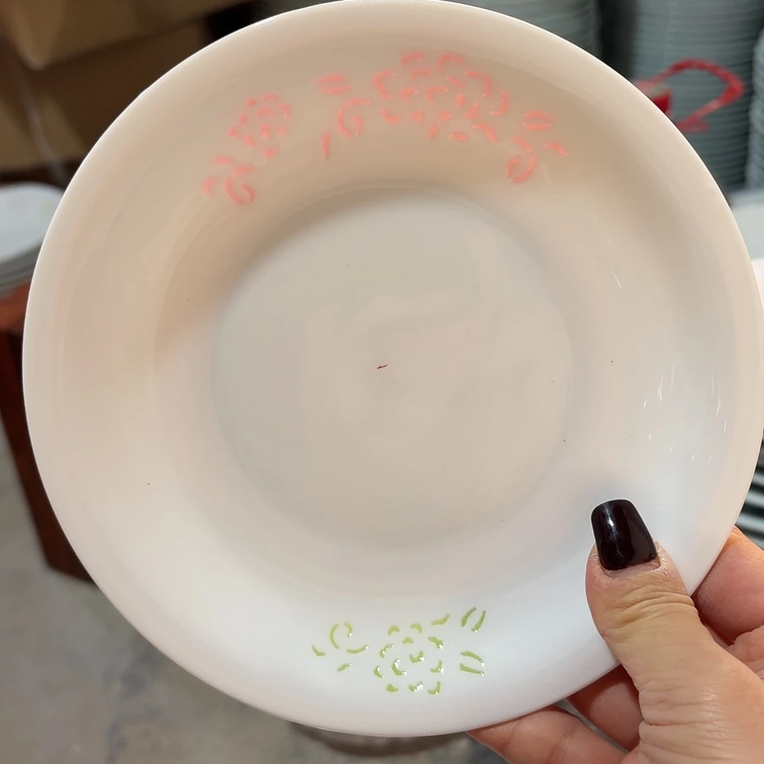 景德镇两个骨碟微瑕看图