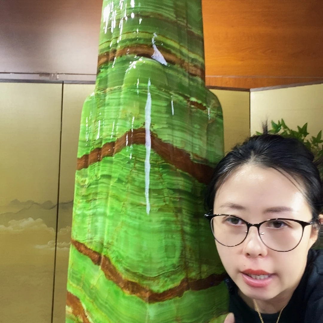 石材山水画作品摆件