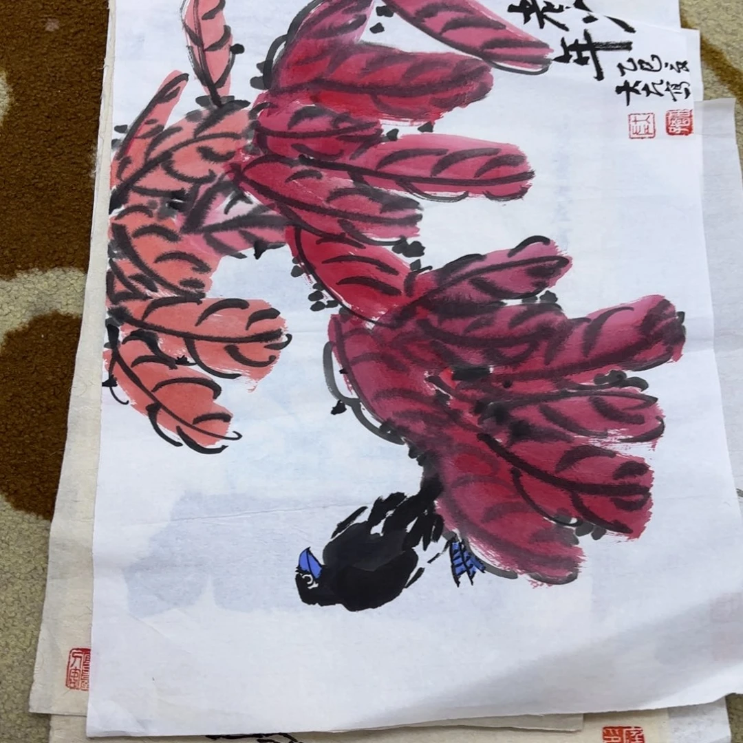 国画国画老师作品刘
