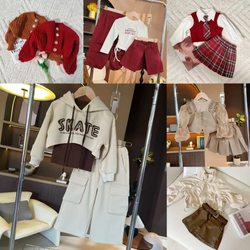 [701-760]女童夏装时尚洋气套装2025新款中小童小女孩套装裙子