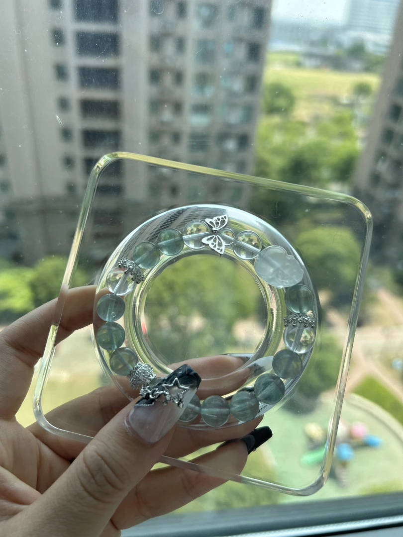 绿荧石手串原相机直出