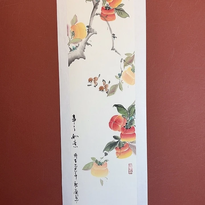 国画听兰老师花鸟