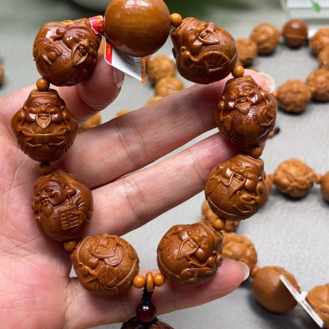 橄榄核吊坠财源滚滚