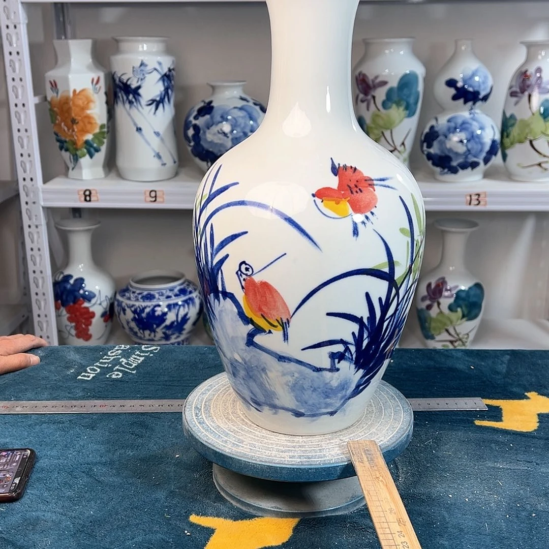 摆件景德镇陶瓷棒玉