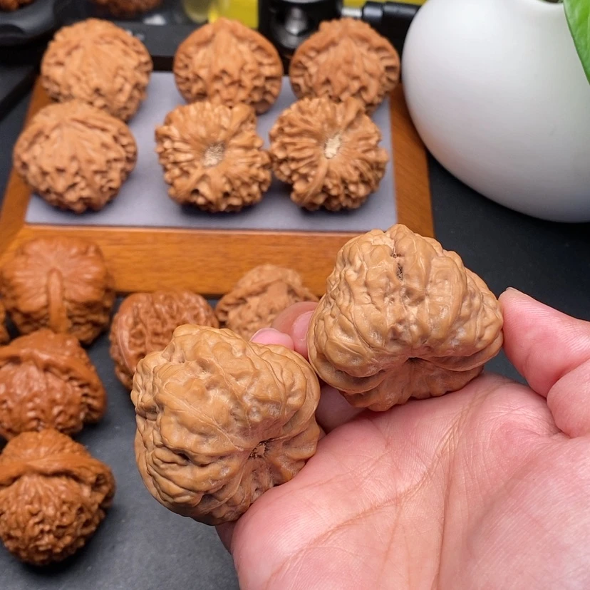 【闪购商品】文玩核桃把件左*蛤蟆头42