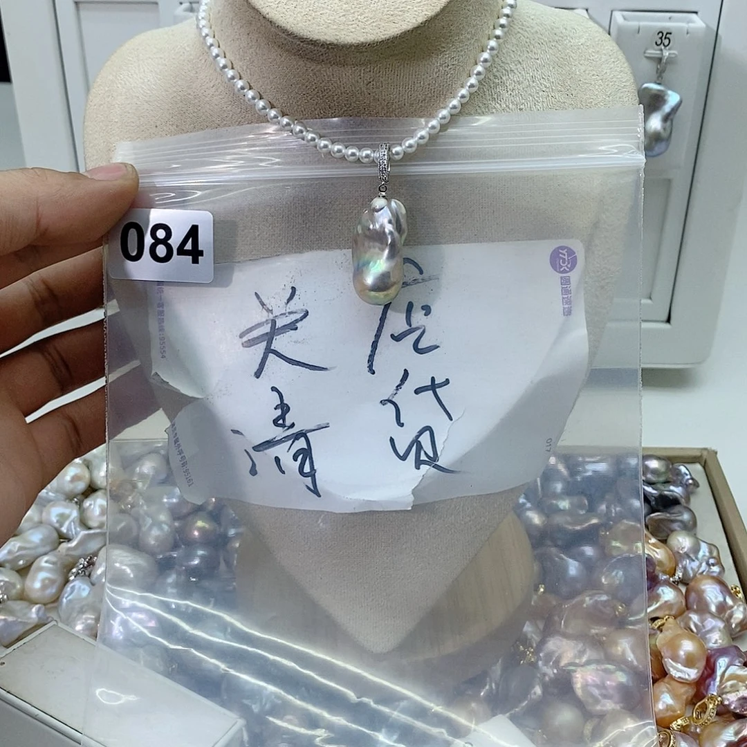 淡水珍珠颈饰合金